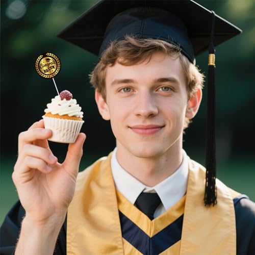 500pcs Graduation Season Stickers, 1.5 Inch Round Congrats Graduation Labels 8 Styles Class of 2025 Grad Party Decals for Envelope Seals Greeting Card Decor - Thumbnail 7