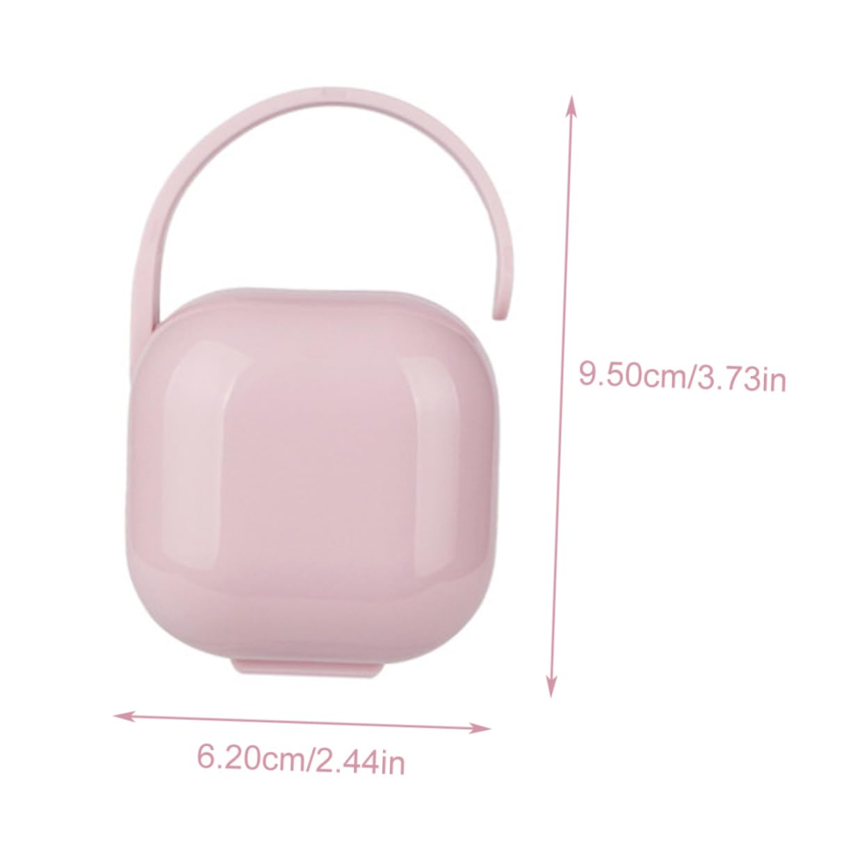 Kisangel Ergonomic Pacifier Organizer Compact Pacifier Box Portable Easy to Clean for On-The-