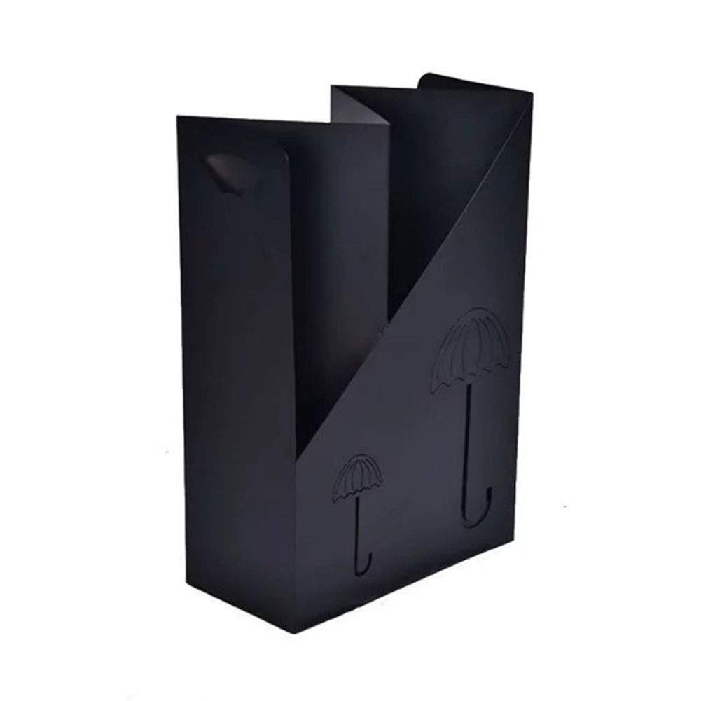 Étagère de stockage de luxe noire 60 cm pour hall d'hôtel design