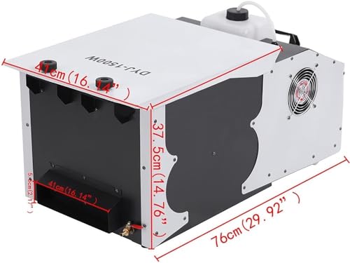 Máquina de Humo Bajo 3000W para DJ con Control Remoto Efecto Hielo Seco miniatura 4