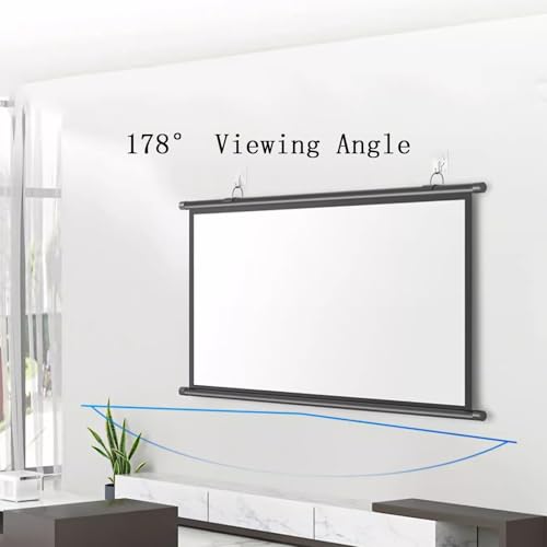 Pantalla de proyector 72 pulgadas 16:9 HD portátil miniatura 5