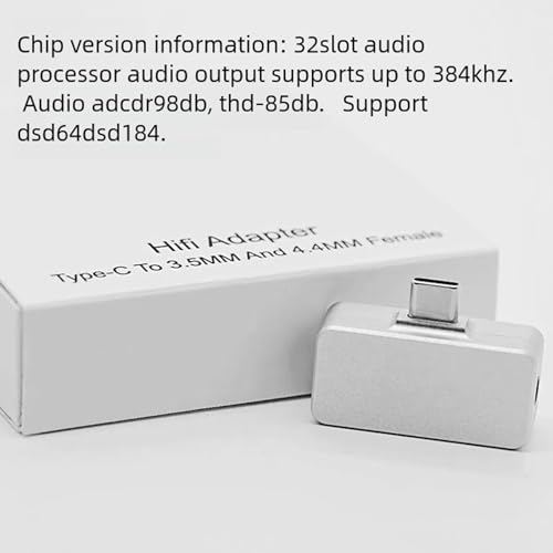 Convertisseur USB C audio haute résolution boîtier en aluminium