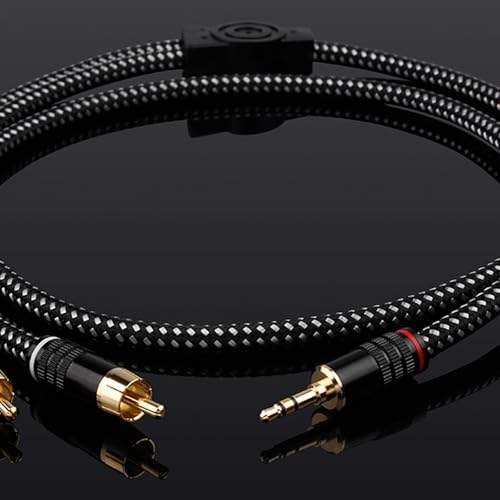 Cable adaptador de 3,5 mm Alksubbm con puerto chapado para sonido de alta fidelidad 4