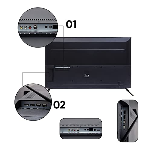 Image of imee - Signature Series 4K UHD Smart Frameless LED TV with Dolby Vision & Voice Command (43 Inch in Size) (Black)