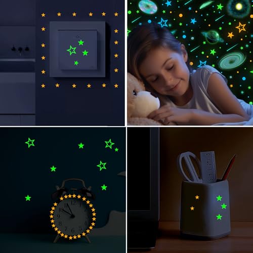 Stickers Luminiscentes Estrellas y Planetas para Techo 5 Pzs miniatura 7