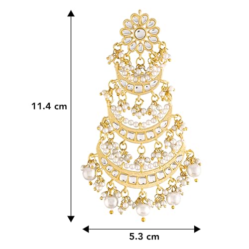 Image of Peora Traditional Indian Earrings Set Jewellery Gift for Women Girls