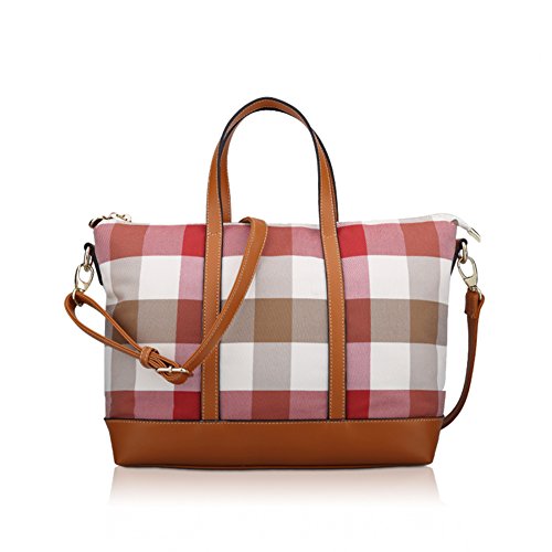 Sac en toile pour femme : grand sac à main et sac de messager multipoche chic