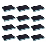 Auniwaig Schleifschwamm, Schleifblöcke, Körnung 220, grobe Körnung, Sandblock, Aluminiumoxid, waschbar und wiederverwendbar, 12 Stück