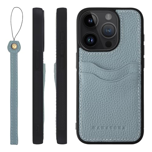 HANATORA for iPhone 15Pro �P�[�X �{�v �ϏՌ� �o���p�[�^ �X�}�z�P�[�X �X�}�z �X�g���b�v �t�� �V�������N���U�[ �M�t�g �u���[�O���[ CPGGZ-15Pro-BlueGray