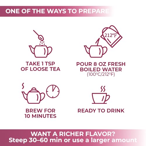 Image of 4 oz. Dried Heather Flowers And Leaves Herbal Tea (Calluna vulgaris) - 113g Brecina flores y hojas