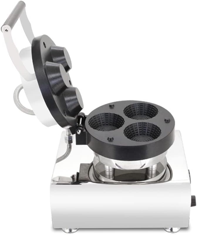 Ice Cream Bowl Machine Waffle Machine Round Cone Machine Double-Sided Heating Non-Stick Pan (voltage 110v)