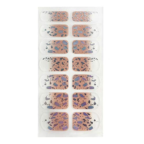 Siusio 70 Pcs 5 Sheets Full Nail Wraps Pure Color Nail Polish Strips Stickers Glitter Diy Nail Art Sticker With 1Pcs Crystal Glass Nail Files Christmas Nail Wraps For Women And Girls #TOP4