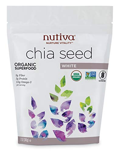 Nutiva Organic Premium Raw White Chia Seeds