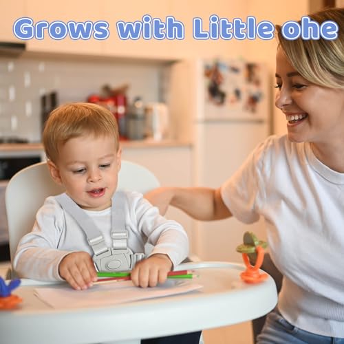 Image of High Chair Straps Replacement Compatible with Graco Highchairs, Replacement Harness Straps for Most 5 Point High Chairs, Adjustable Universal High Chair Belt
