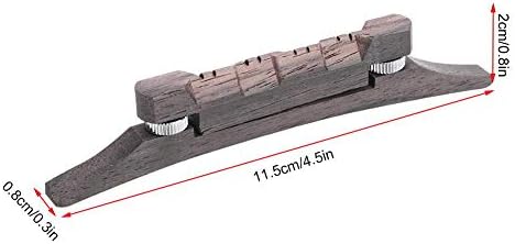Adjustable Mandolin Bridge,Rosewood Mandolin Bridge Replacement Parts Accessories
