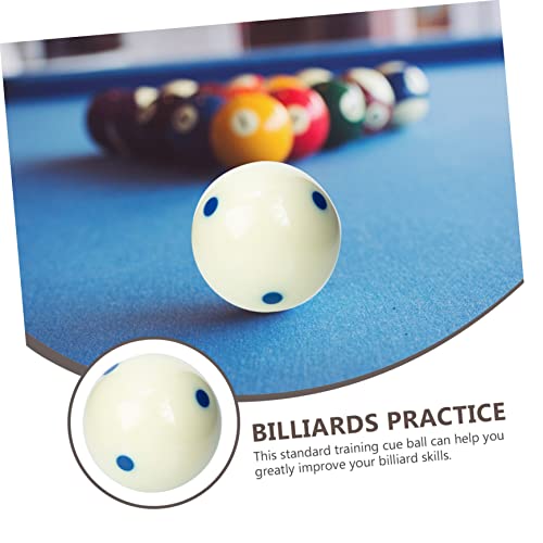 Bille de billard résine blanche de remplacement jeu de billard TOYANDONA - 3