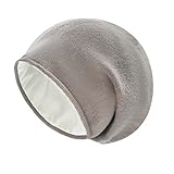 Facecozy Satin Lined Beanies Slouchy Knit Beanie Hat Cashmere Blend Winter Hat for Women Soft Wool S