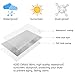 Washing Machine Cover, Washer Cover fit for Washer And dryer Machine for the Top,patio dryer cover Waterproof Dustproof Windproof (W27*D26*H43in silver)