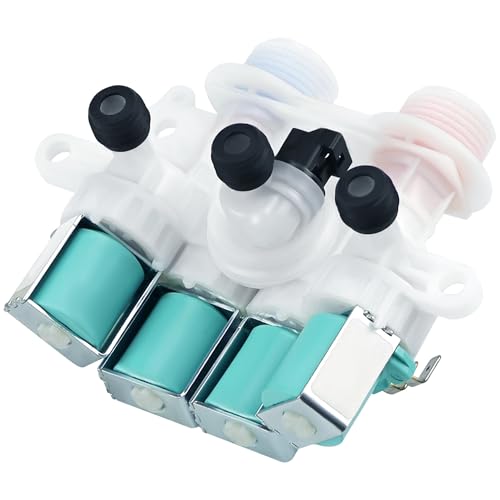 W11165546 W11096267 Washer Water Inlet Valve Replacement-Fit for May-tag Whirl-pool Ken-more Washing Machine -Replaces W10758828 W10839828 W11165546VP W11220230 33090105 by AMI PARTS