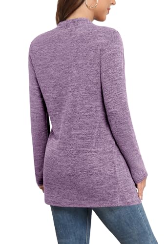Image of Yincro Womens Lightweight Cardigan Long Sleeve Open Front Casual Sweater Cardigans with Pockets