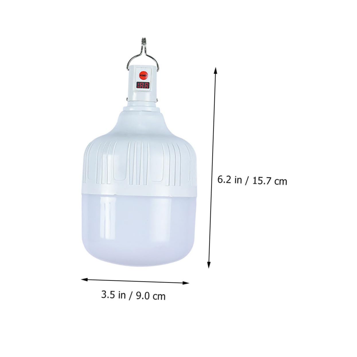 Linterna LED Recargable para Camping de 100w Batería de 1200mah, Luz Clara de Emergencia Portátil para Pesca Nocturna y Exteriores