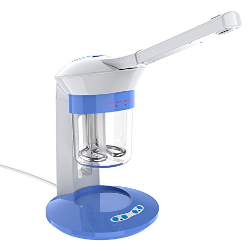 Vaporizador Facial de Ozono para Limpieza y Sauna - Abre Poros, Pulsa en Profundidad - Uso en Mesa, 220V