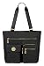 Baggallini Tulum Travel Tote Bag, Black, One Size