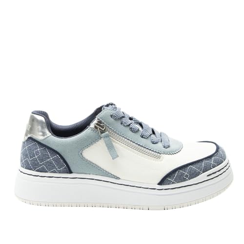 Image of Alegria Women's Averie Zipper Platform Tennis Shoes