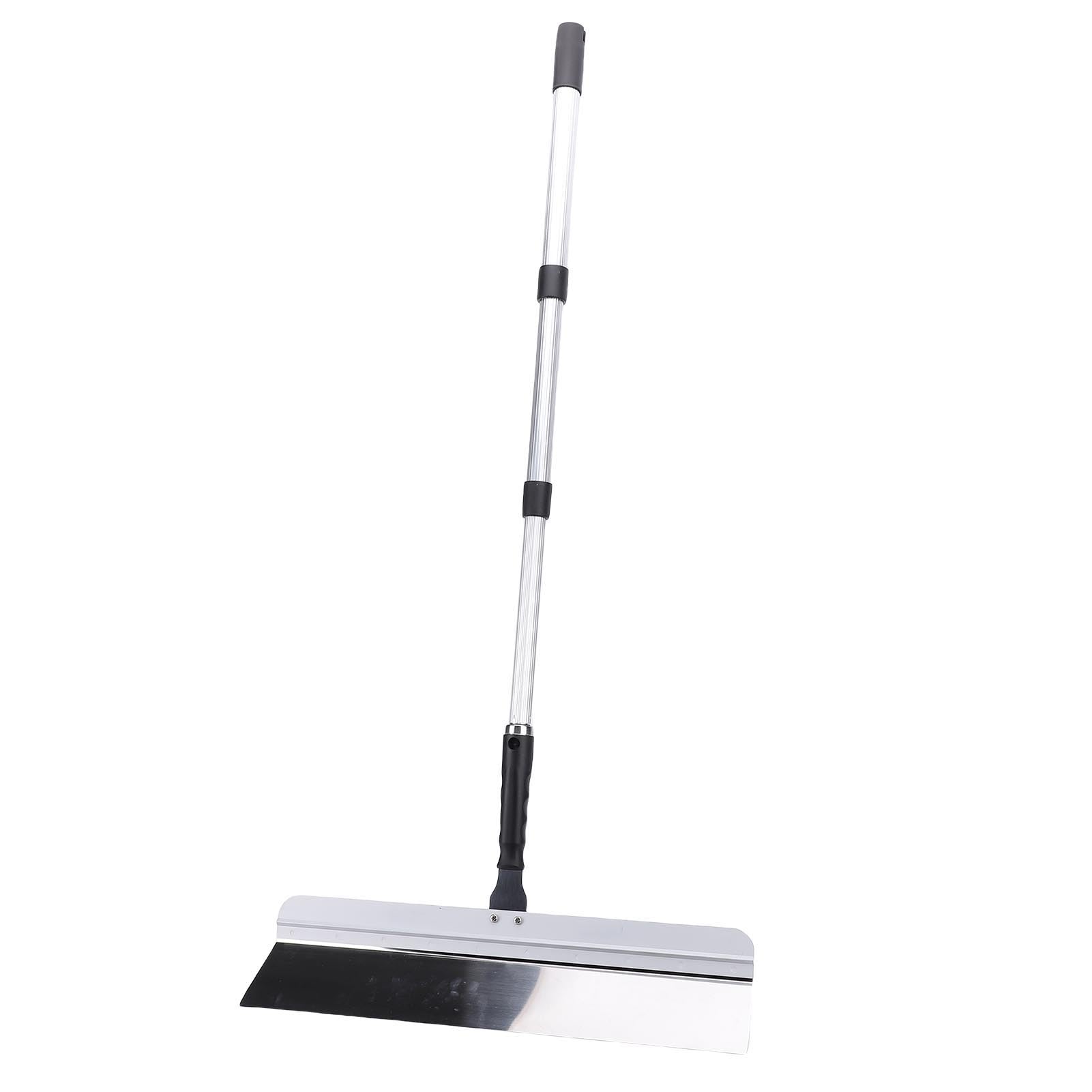Fabater Herramienta de Nivelación de Pisos de Cemento, Paleta de Enyesado de 20" con Varilla Ajustable para Pavimentación de Mortero y Raspado de Paredes