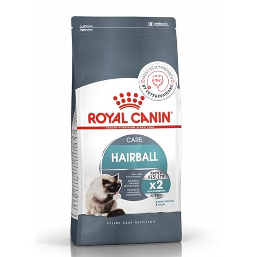 Royal Canin Hairball Care Food for Adult Cat, 2 Kg, Dry Food, Reduces Hairball Formation, Proven Results in 14 Days
