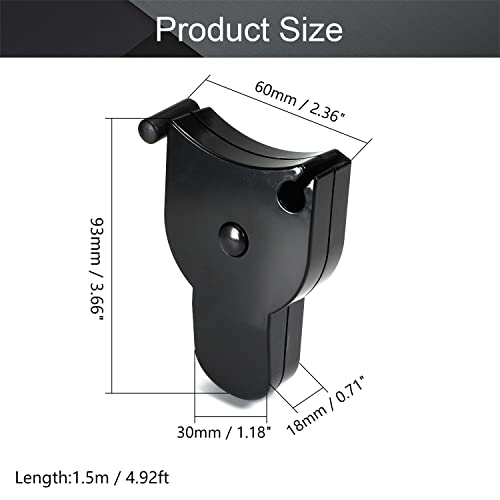 Cinta métrica Utoolmart 150 cm acero con retracción miniatura 2