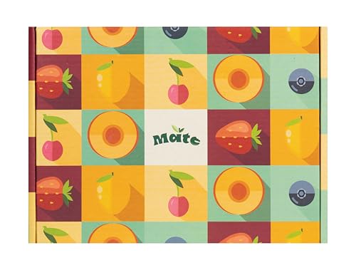 Image of Mate Fruit Bars Variety Pack (40 Pack) - 100% Natural Real Fruit Snacks for Adults and Kids, Healthy Snacks, Fruit Leather. Gluten-Free, Vegan, Kosher, No Added Sugar, No Preservatives and No Colorant (Strawberry, Blueberry, Peach, Sour Cherry, Mango)