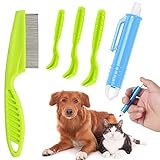 eliminar garrapatas perros remedios caseros 🐾[Material Duradero] : Los ganchos para garrapatas están hechos de plástico resistente, contienen 3 tamaños diferentes, lápiz removedor de garrapatas, peine antipulgas. Libre de productos químicos y sin efectos secundarios nocivos para personas y animales. Higiénico y reutilizable, calidad confiable.