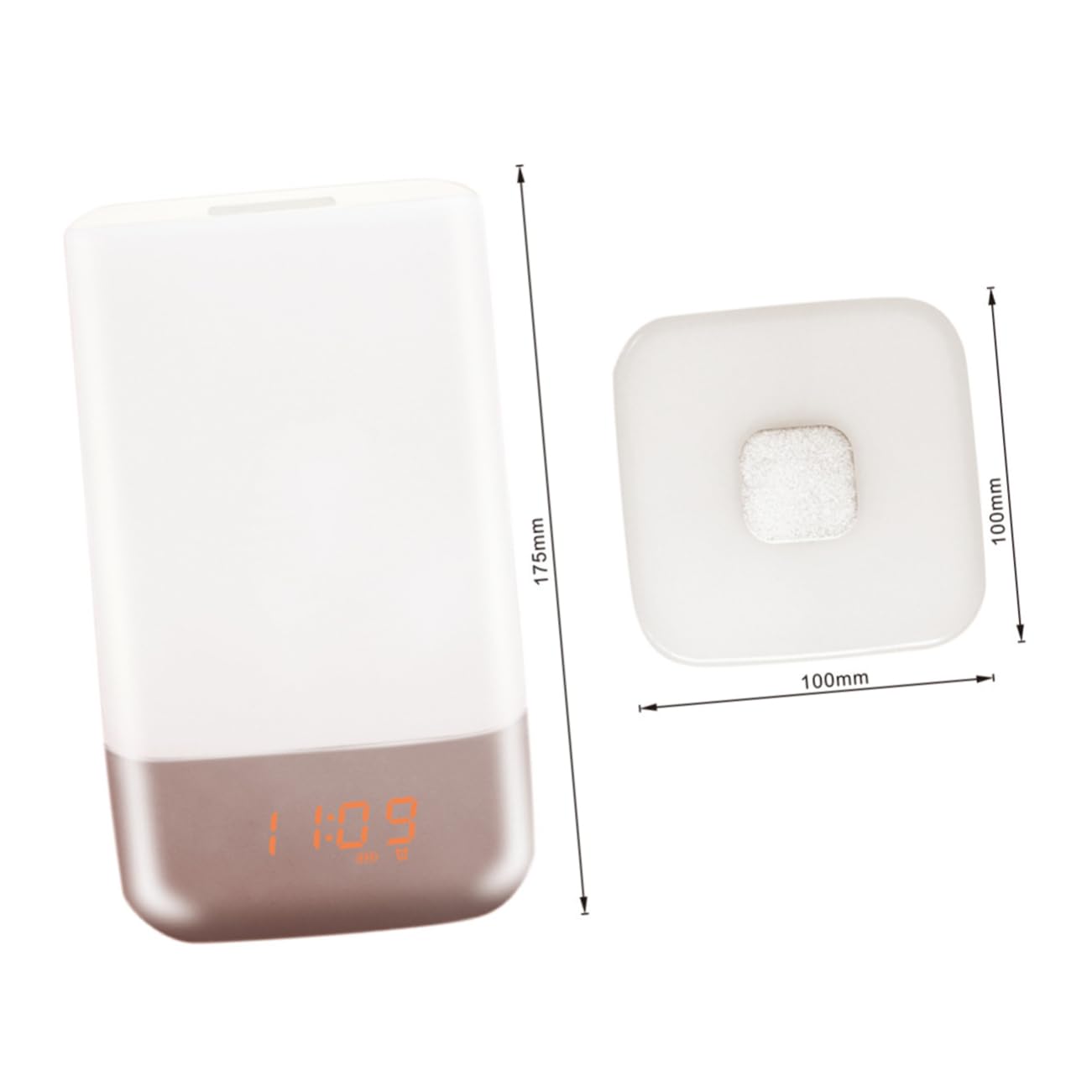 Mobestech Lampe Alarme avec Simulation De Lever De Soleil Réveil Lumineux LED Sons Naturels Intensité pour Chambre