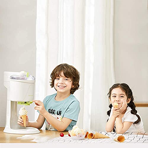 XLH Eismaschine, Heim-DIY-Küche Automatische Mini-Frucht-Softeismaschine, One-Push-Bedienung – Bild 7