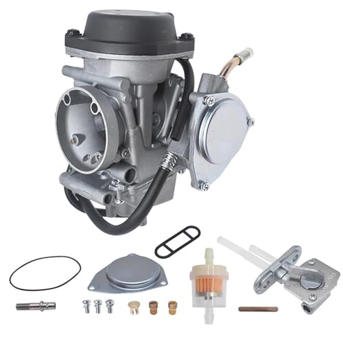 Carburateur Suzuki LTZ400 résolvant les fuites avec son robinet d'essence intégré