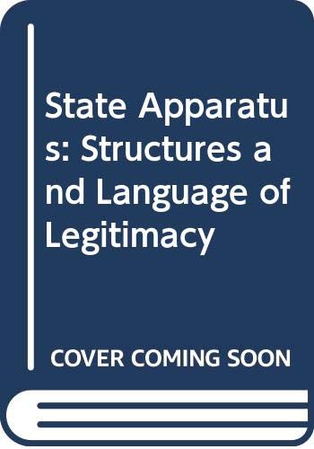 State apparatus: Structures and language of leg... 0043201598 Book Cover