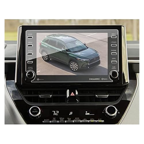 Verre trempé Toyota Corolla FX protection écran GPS anti-rayures 8" avec boutons