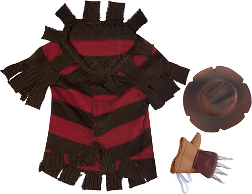 A Nightmare on Elm Street: Freddy Krueger Pet Costume for Dogs or Cats by Rubies, Large