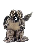singer engel katalog Material: Polyresin 22,9 cm polierte Bronze Hued 2 Engel Kinder singen mit Notenblatt