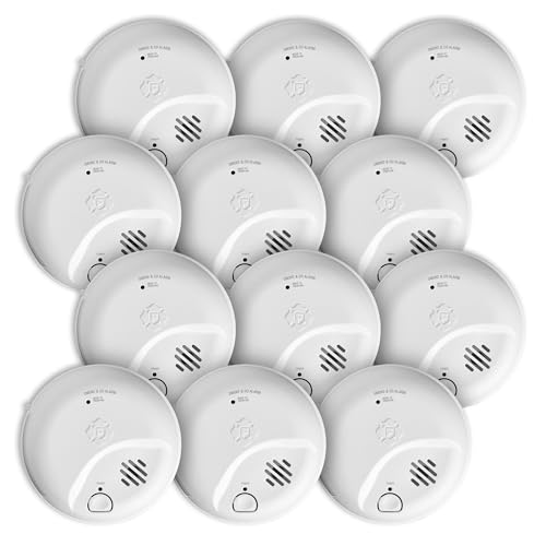 Image of First Alert SMICO100 Battery-Operated Combination Smoke & Carbon Monoxide Alarm, 12-Pack