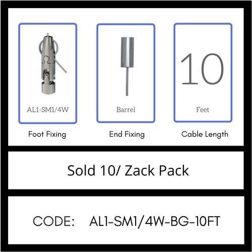 GRIPPLE UL Approved Angel Swivel Male 1/4