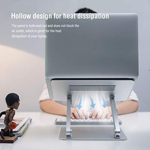 Nillkin Supporto per Laptop, Portatile Regolabile in Alluminio Supporto per Laptop, Supporto per Notebook con Design Ergonomico per 11-17 Pollici Notebook, MacBook PRO, Air, Lenovo, Tablet e Laptop