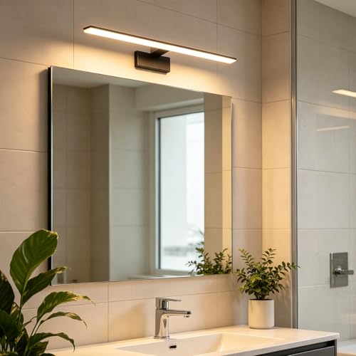 Lámpara de pared baño espejos impermeable con luz de pared interior moderna de 42cm