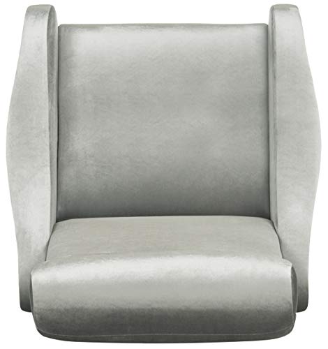 Sillón Acogedor Plegable Gris Claro miniatura 6