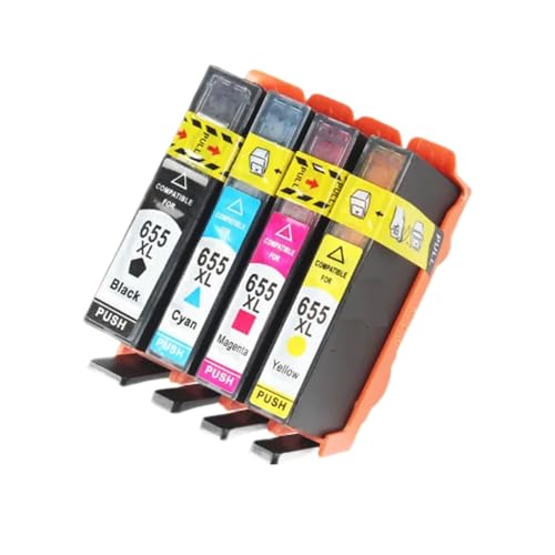 Cartouche d'encre 655 XL compatible pour imprimante HP Deskjet Ink Advantage 3525 4615 5525 6525