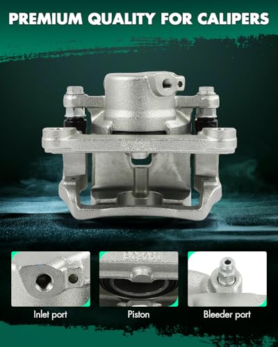 Image of SCITOO 19B3317 19B3316 Front Left & Right Disc Brake Calipers w /Bracket Fit For Mazda For MX-5 2006-2015,For Mazda For MX-5 Miata 2006-2015, Single Piston