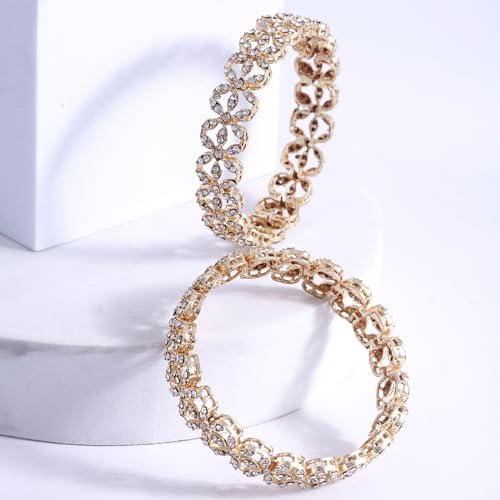 Stylish Traditional Kundan Bangles for Women