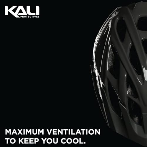 Kali Protectives Chakra Solo Half Size Cycling Helmet, Solid Black, L/Xl #TOP2