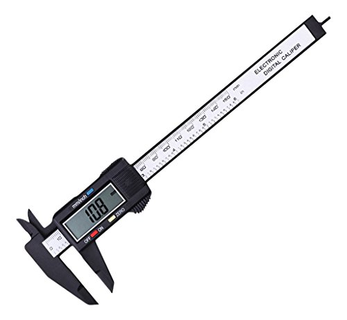 Merkmak Vernier Caliper 150mm Digital Electronic LCD Plastic Gauge Micrometer Ruler Carbon Fiber
